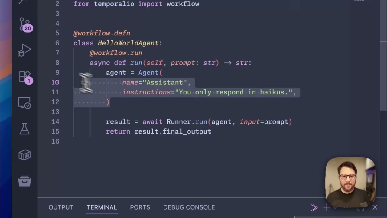 Temporal + OpenAI Agents SDK Demo: Build Production-Ready Agents, Fast (2:56)